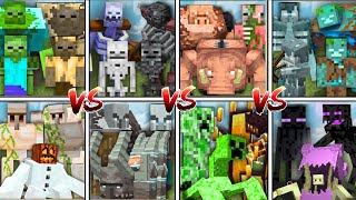 ALL MOBS ALLIANCE TOURNAMENT in Minecraft Mob Battle