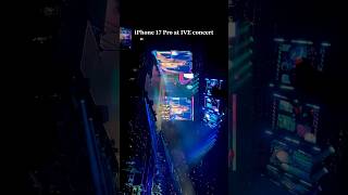 IVEコンサートをiPhone 17pro で撮影🎥 #IVE #iveconcert #shorts