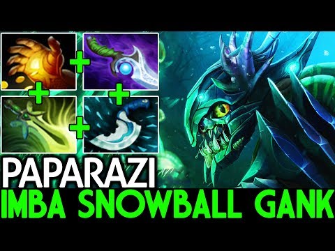 Paparazi [Slark] Imba Monster Snowball Gank Carry Game 7.21 Dota 2
