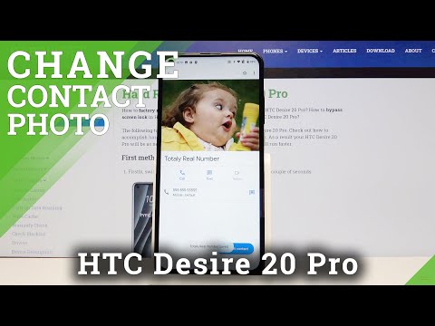 How to Add Photo to Contact in HTC Desire 20 Pro – Create Contact Photo
