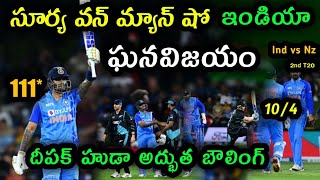 India win by 65 runs Against New Zealand 2nd T20 | Ind vs Nz 2nd T20 Highlights