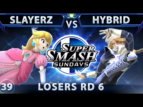SSS 39 - SlayerZ (Peach) Vs. Hybrid (Sheik) SSB4 Losers Round 6 - Smash Wii U - Smash 4