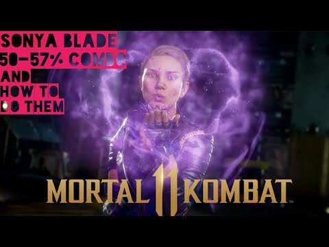 Mortal Kombat 11: Sonya 505-570 damage combo(how to in desc)