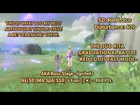 [HI3 SEA] The Rita Graduational Battle ┅FAST MODE┅ (SD:RL - D409 - AKA - AE(S0) MA SpA(SS0) - 864)