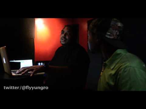 Fly Yung Ro in the Studio With Glasses Malone of Cash Money Records