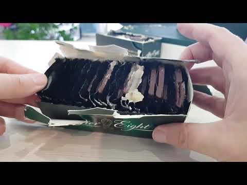 Expired 3 Years Old After Eight Mint Chocolate Thins Unboxing