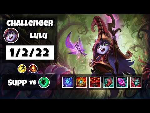 Lulu vs Thresh BR Challenger SUPPORT (1/2/22) - v11.14