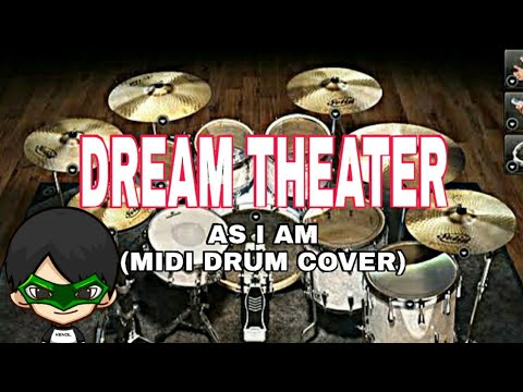 Backing track metal | Only midi drum | Dream Theater - As i Am