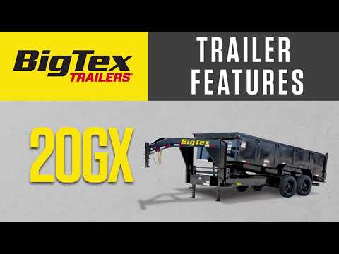 2025 Big Tex Trailers 20GX Mega Duty Tandem Axle Gooseneck Dump Trailers in Hollister, California - Video 1