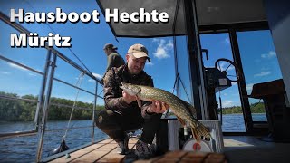 Hausboot Hecht Angeln auf der Müritzer Seenplatte - Jagdkrone
