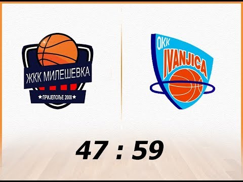 (Pionirke) KV liga Zapad, 10 kolo. / ŽKK Mileševka - OKK Ivanjica (08.03.2019.)