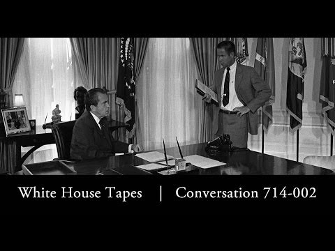 "Smoking Gun": Richard Nixon and Bob Haldeman discuss the Watergate break-in, June 23, 1972