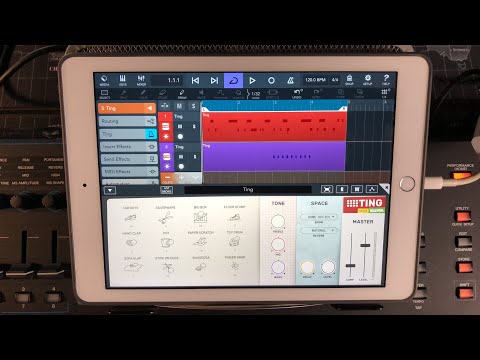TING Percussion Instrument by Klevgrand - Demo & Tutorial - iPad Live