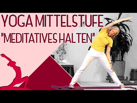 Yogastunde "Meditatives Halten" mit Vishnuprema  - Yoga Vidya Mittelstufe Live 16:15 Uhr 14.04.2021