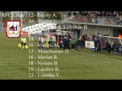 RFC Liège -  K. AA GENT B (résumé non officiel)