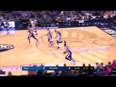 Anthony Davis with 29 points, 5 blocks vs. 76ers