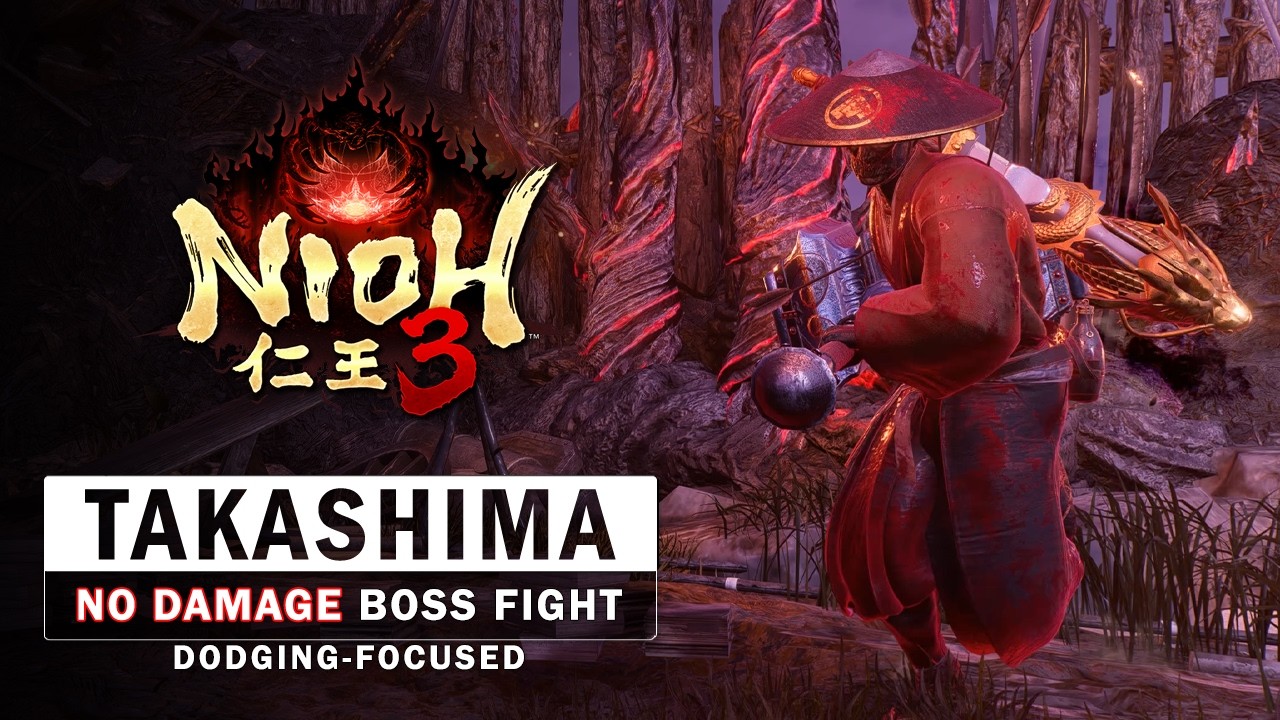 Nioh 3 - Takashima Shuhan Boss Fight (No Damage)