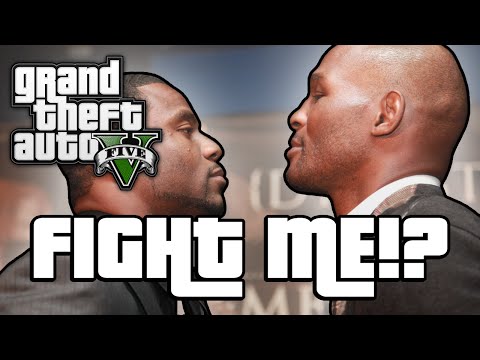 GTA V: WANNA FIGHT ME!? (GTA 5 Next Gen Funny Moments)