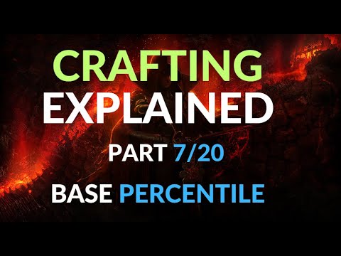 How To Craft in Path of Exile - Crafting Explained for Beginners Part 7 - Base Percentile