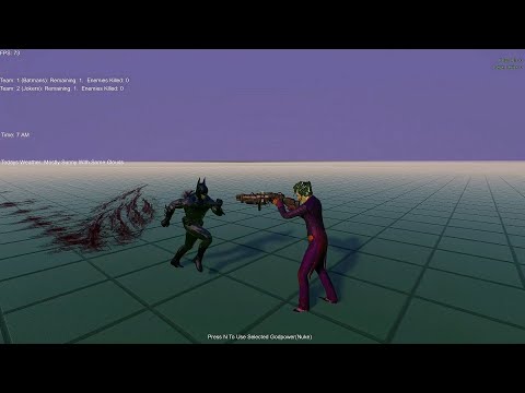 Batman vs the Joker (x1 round) - battle 138 in Ultimate Epic Battle Simulator