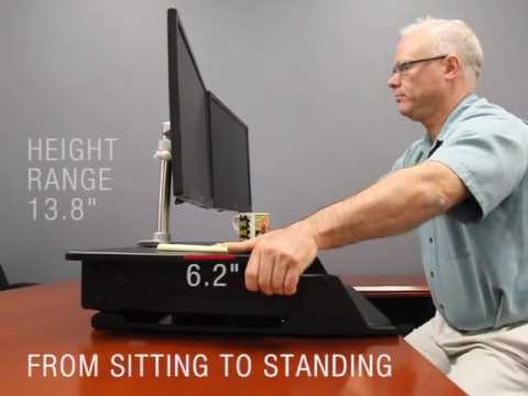 Systematix Volante DeskTop Sit-Stand Workstation