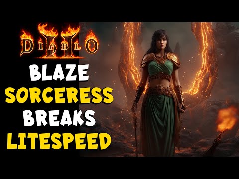 Blaze Sorceress Build is Faster than Light Speed in Diablo 2 Resurrected / D2R