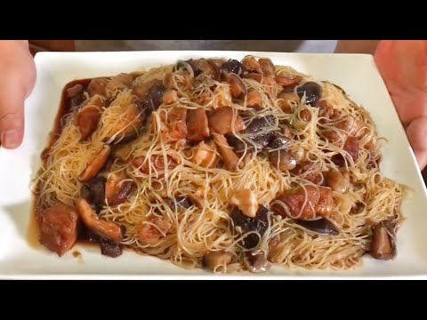 Super Easy Canned Pig Trotter Beehoon Recipe 罐头 猪脚米粉