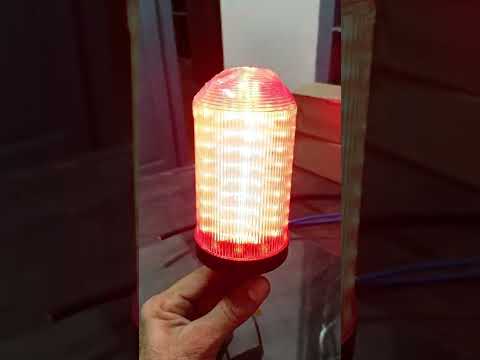 Red Plastic Led Aviation Lamps