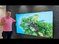 2024 Hisense 75 4K Ultra HD QLED TV 75E7NQ Pro Unboxing And Wall Mounting