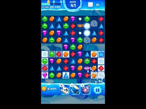 Jewel Pop Mania:Match 3 Puzzle Level 197 ( Ice Cream Town Episode ) - Walkthrough ( No Booster )