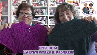 Disley Sisterz Knitting Podcast//Episode 56//March's Works in Progress #knitting #podcast #yarn