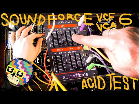 Soundforce VCF/VCA is pure eurorack Roland filter acid