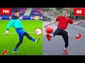 I tried to COPY the BEST PRO Footballer's FREESTYLE SKILLS! (Neymar, Sterling & more!)