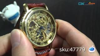 DX: Stainless Steel Manual-Winding Semi-Automatic Mechanical Wristwatch