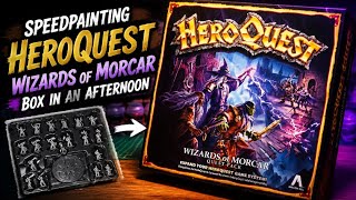 Speedpainting HeroQuest Wizards of Morcar Box in an Afternoon