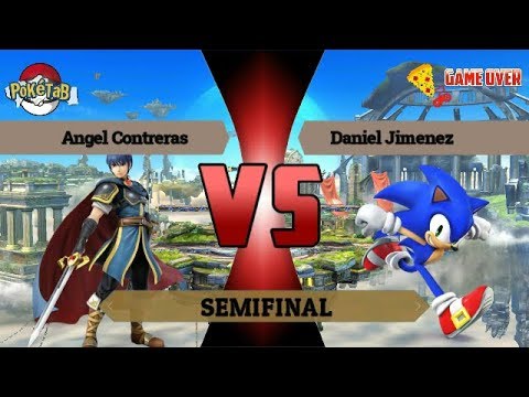 Angel Contreras VS Daniel Jimenez - SEMIFINAL Segundo Torneo Smash Bros WiiU GAME OVER | POKETAB.MX