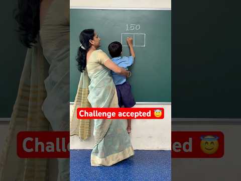 Challenge accepted 😇#viralvideo #shortsfeed #youtubeshorts #school #creativeteaching #challenge
