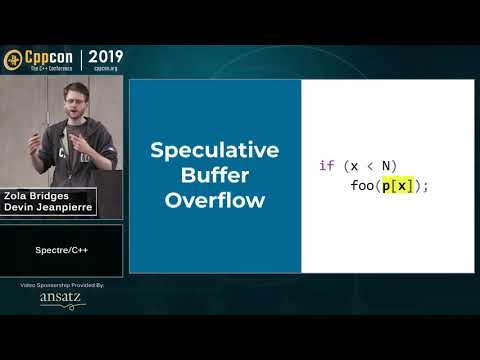 Spectre/C++ - Zola Bridges, Devin Jeanpierre - CppCon 2019