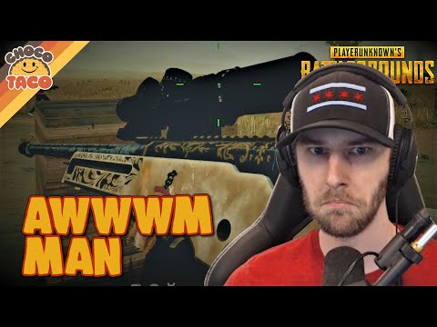 Only chocoTaco Would Be Sad with an AWM ft. hambinooo - PUBG Gameplay