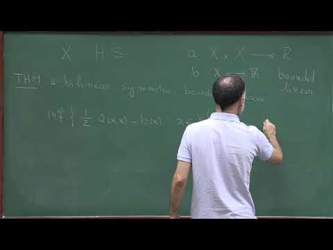 Doctorate program: Functional Analysis - Lecture 19A: A quadratic variational problem