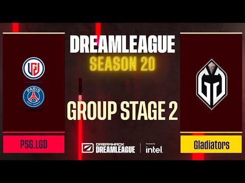 Dota2 - PSG.LGD vs Gladiators - Game 2 - DreamLeague Season 20 - Group Stage 2