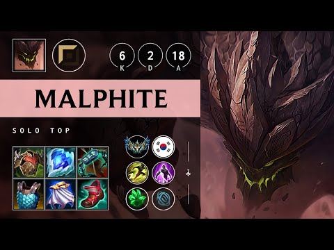 Malphite Top vs Jayce - KR Challenger Patch 25.07