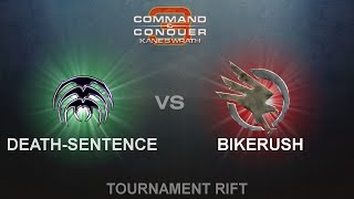 C&amp;C3: Kane&#39;s Wrath 1vs1 - Death-Sentence (S) vs. Bikerush (GDI)