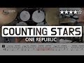 [Lv.12] COUNTING STARS - ONE REPUBLIC (★★★★☆) Pop Drum Cover (Score, Lessons, Tutorial) | DRUMMATE