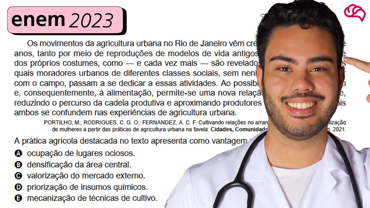 Resolução em Vídeo — Questão 78 ENEM 2023