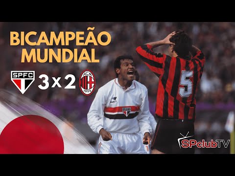 BICAMPEÃO DO MUNDO I São Paulo 3x2 Milan l Mundial de Interclubes 1993