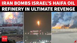 On Cam: Iran RAINS MISSILES On Oil Refinery In Israel’s Haifa After ‘Unforgivable’ Gas Field Attack