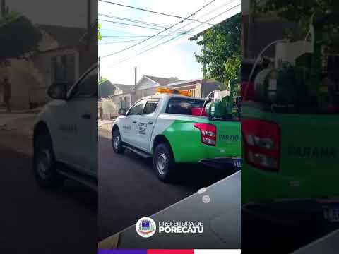 Carro Fumacê no combate ao mosquito em Porecatu - PR