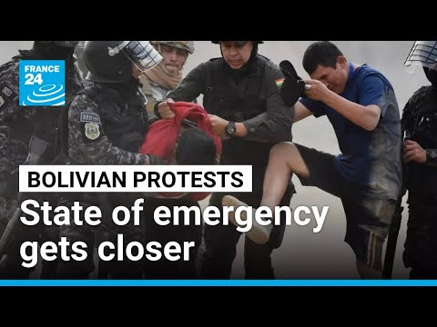 Bolivia moves closer to state of emergency among large-scale protests