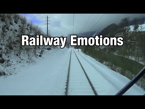 🚆 Führerstandsmitfahrt nach dem ersten Schneefall (S6 Schwanden - Rapperswil)